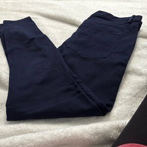 Super soft lodge pants in a dark blue almost purpleish color